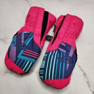 The North Face TNF DryVent Toddler Mittens Snow Pink Winter Gloves Girls 2T